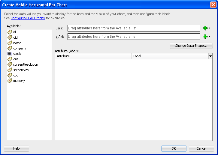 Specifying Data Values for Databound Chart