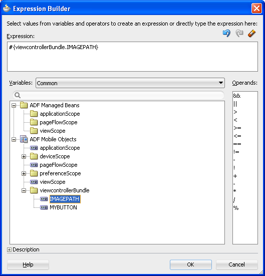 Select the image resource defined in the XLIFF file.