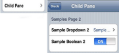 A sample nested page in iOS.