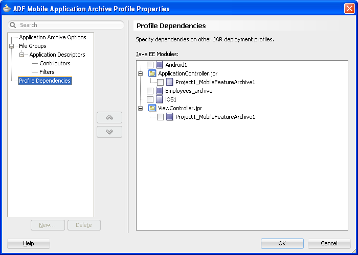 Select other deployment profiles.
