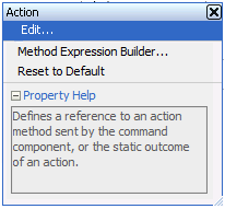 Managed bean edit dialog