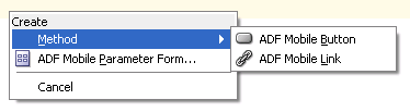 Context Menu for Method