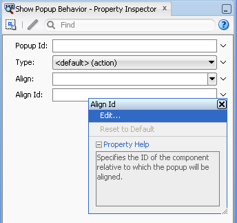 Setting Align Id Attribute