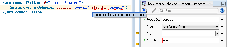 Align Id Attribute Audit in Source Editor