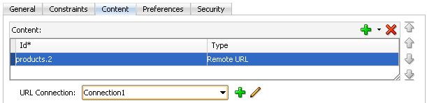 Select the server connection.