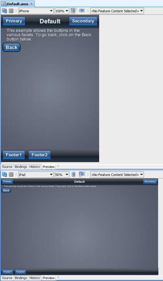 Split screen