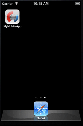 Application Icon on iPhone