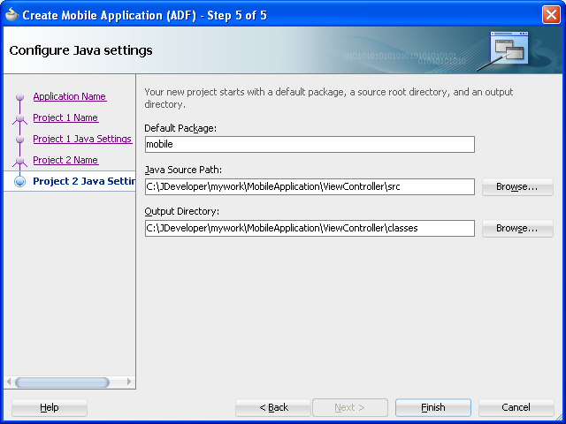 Enter the Java settings.