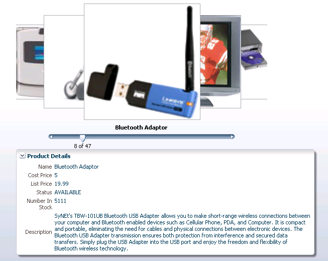 Carousel component