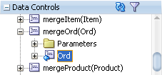 Data Controls panel showing a method return node