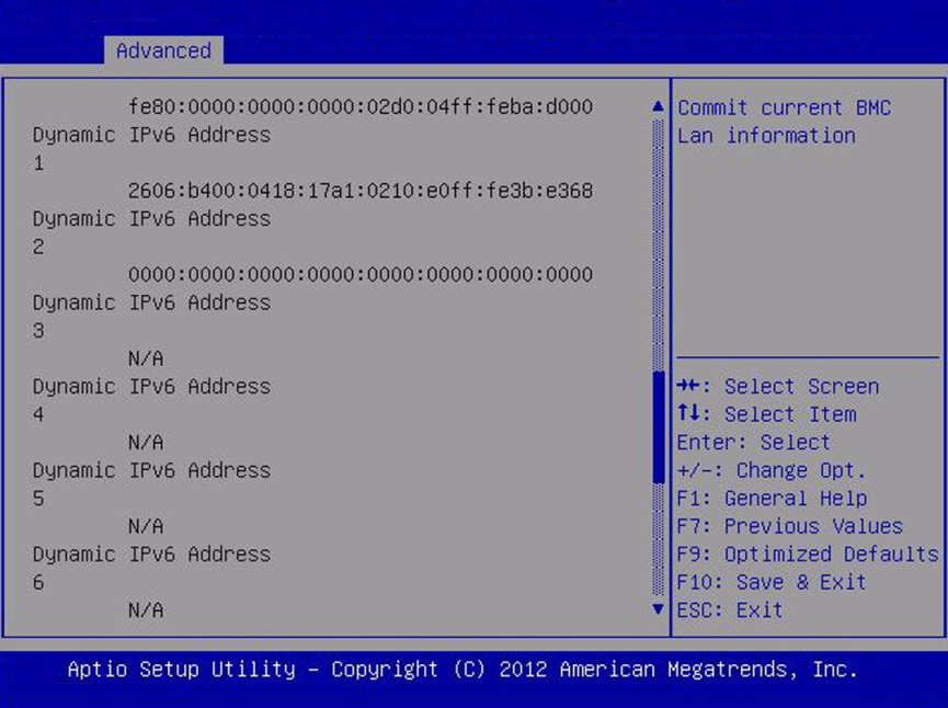 image:Screen capture showing more of the change commit BMC Network Configuration screen.