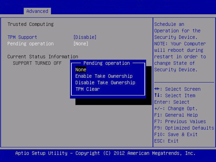 image:Screen capture showing the Serial Port Console Redirection screen.