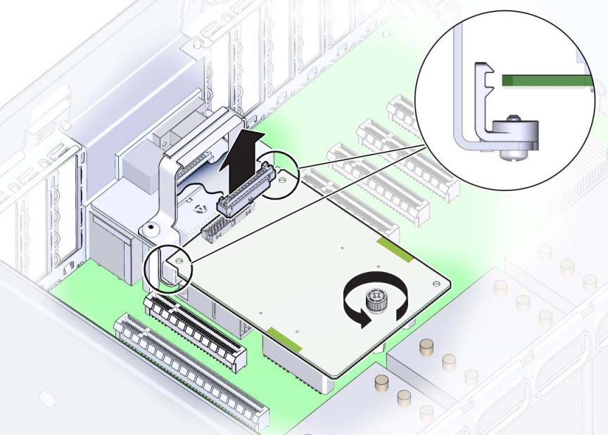 image:An illustration showing how to remove the SP card.