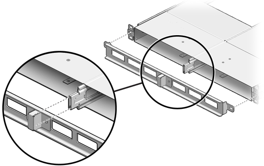 image:Figure shows positioning the front support..