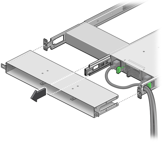 image:Figure shows removing the air duct.
