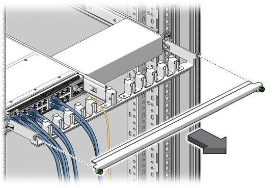image:Figure shows removing the CMA cover.