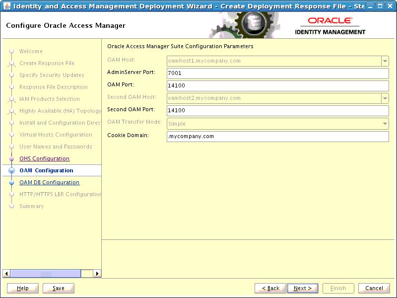 Description of oam_config.jpg follows