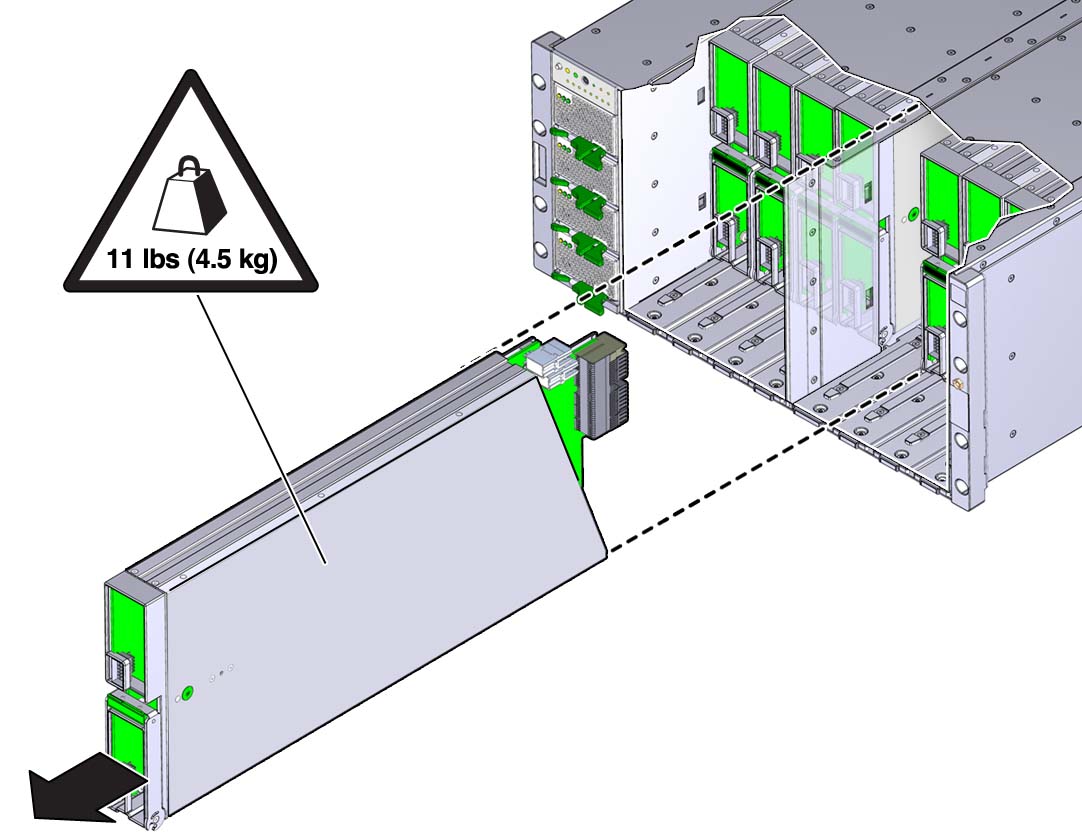 image:An illustration showing the removal of the CMOD.