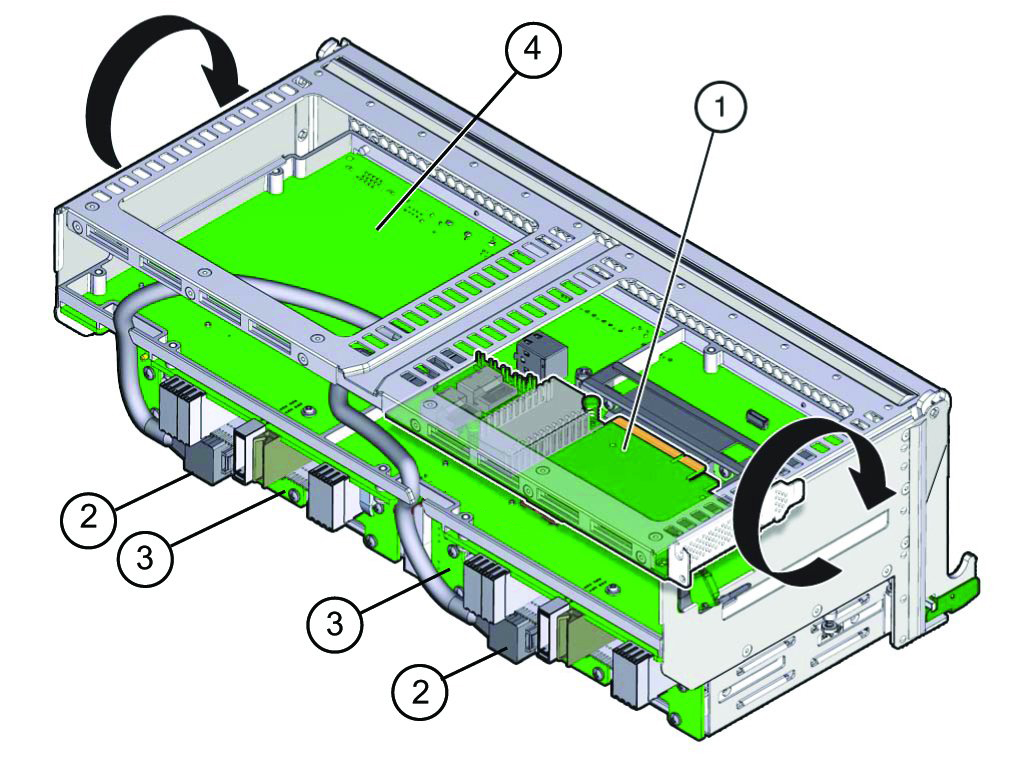 image:An illustration with call outs showing the underside of the                         SMOD.