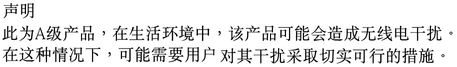 image:Graphic showng the CCC Class A warning statement and the CCC logo