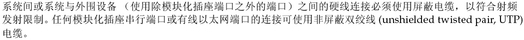 image:Graphic showing the Simplified Chinese translation of the Shielded Cables statement.