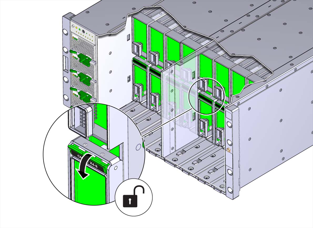 image:An illustration showing the CMOD lever..