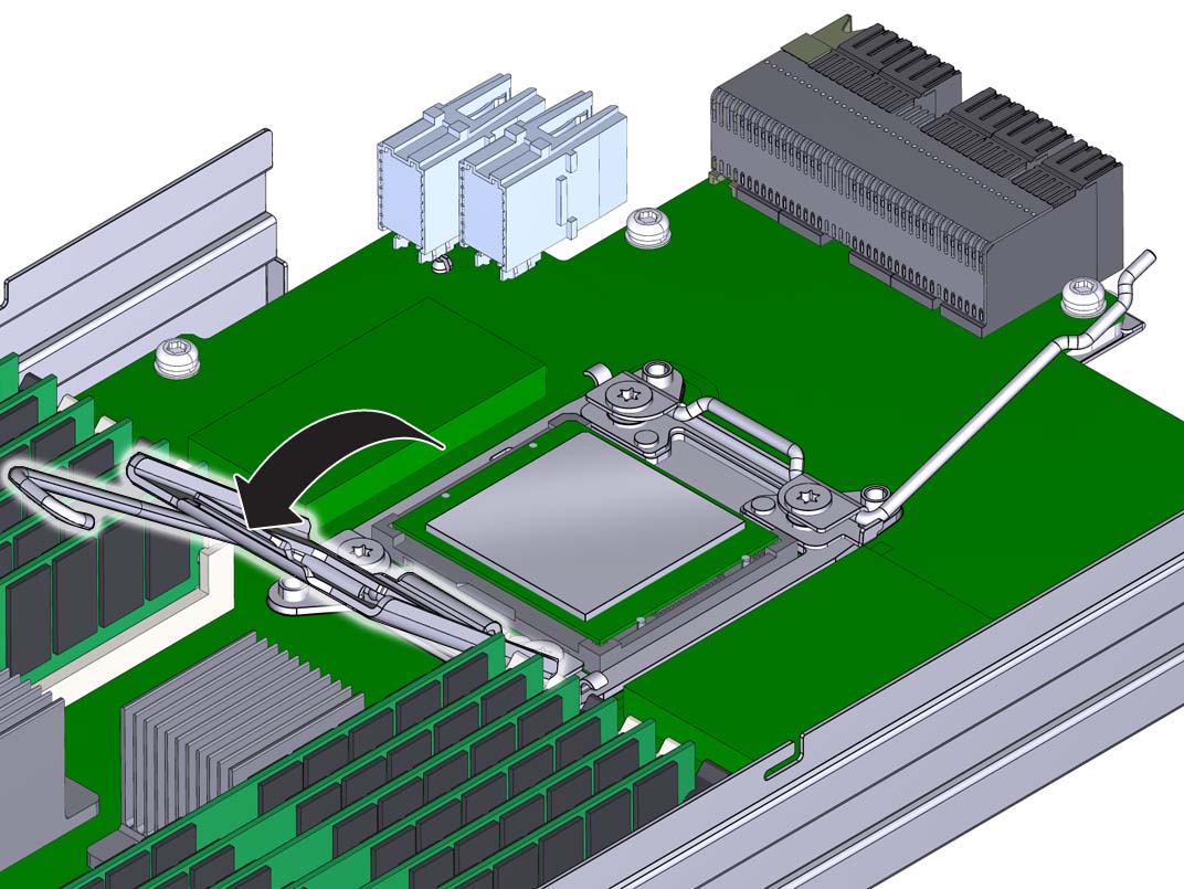 image:Picture of load plate in open position.
