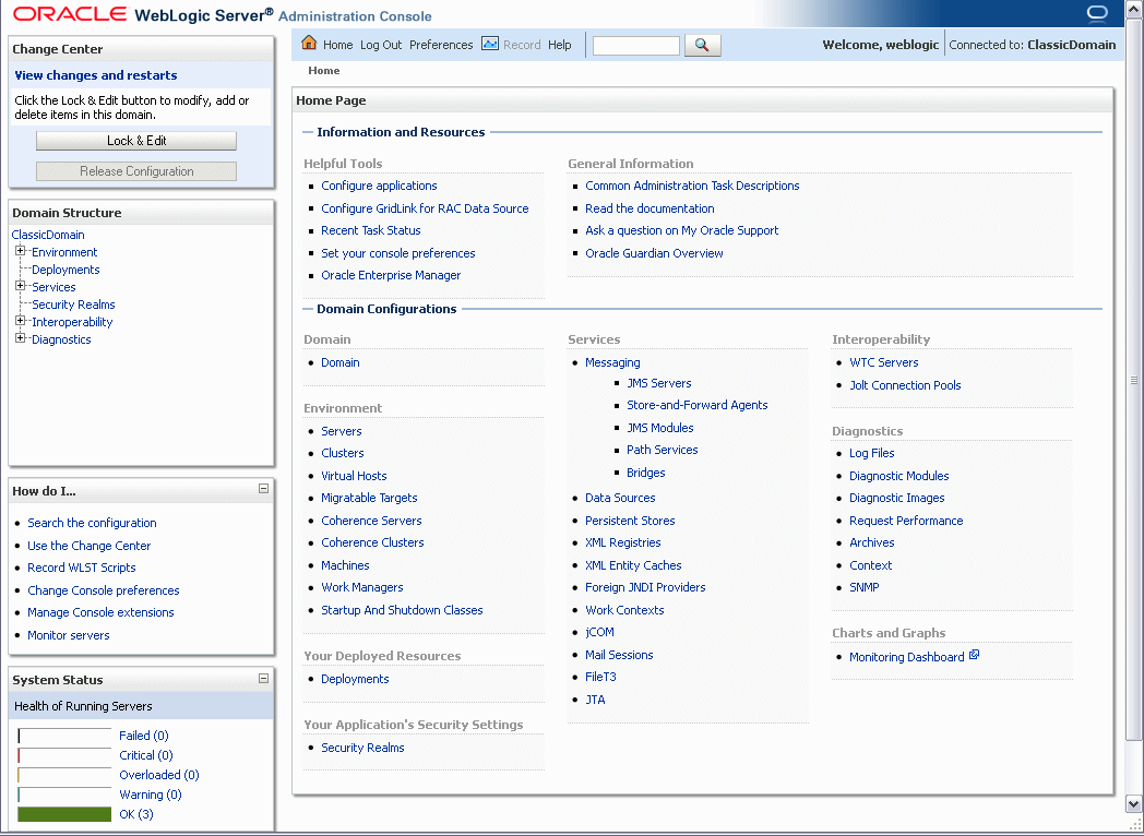 Administraton Console Administraton Console