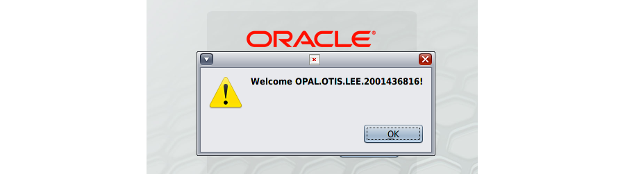 image:Screenshot of welcoming the smart card user dialog                 box.