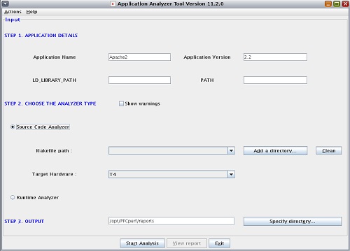 image:Image shows the runtime analyzer.