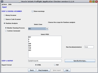image:Image shows the monitor of a running process.