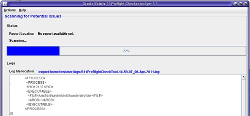 image:Image illustrates the start of a binary scan.