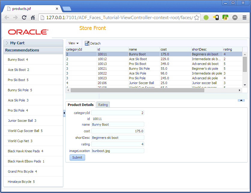 page in browser