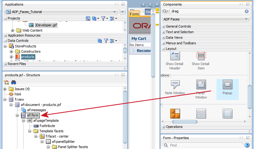 adding popup to form