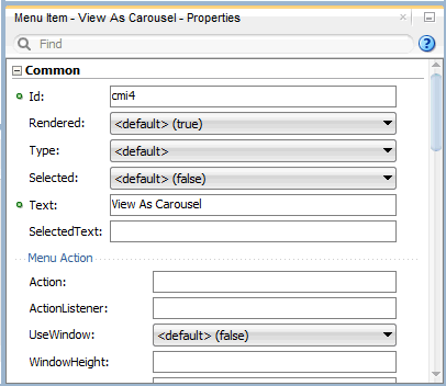 setting text to view as carousel