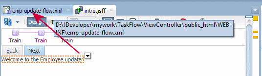 This screenshot shows where to click among the open tabs