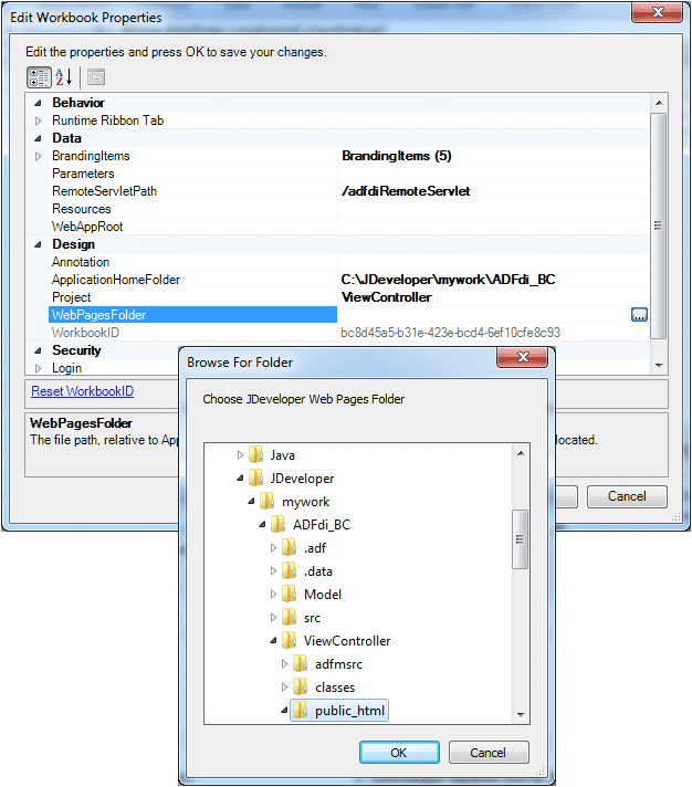 Workbook and WebPagesFolder Properties 
