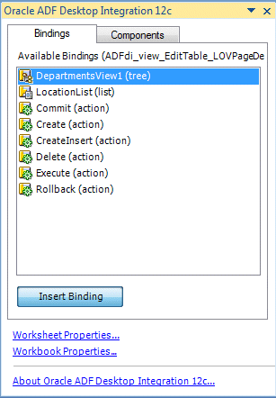 Select Component dialog