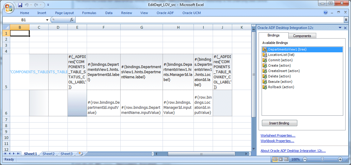 ADFdi bindings pane