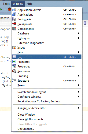 Log window with successful compilation message highlighted.