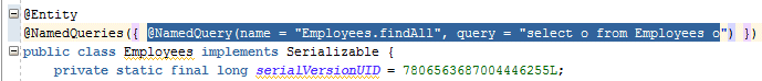Java code
