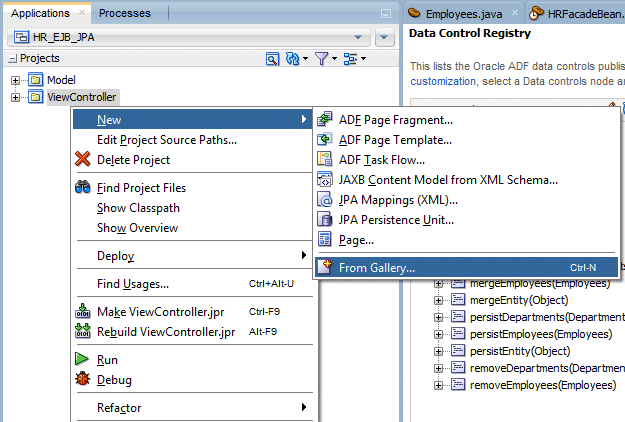 Context menu