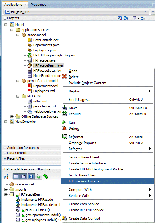 Context menu