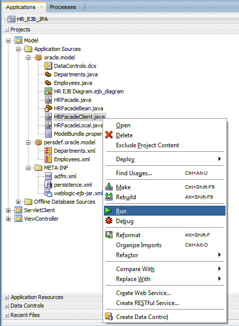 Context menu