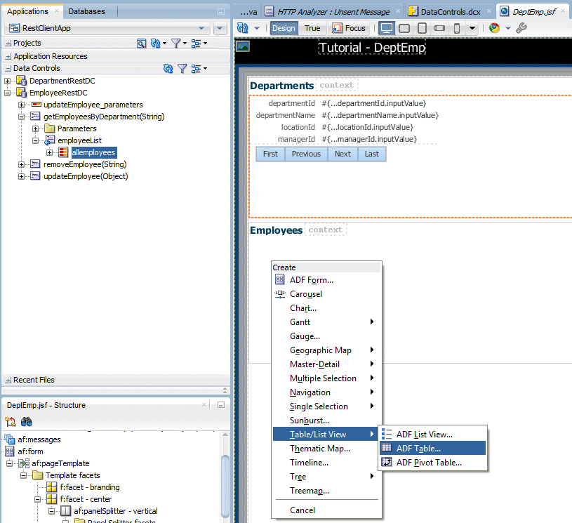 Page displayed in web browser