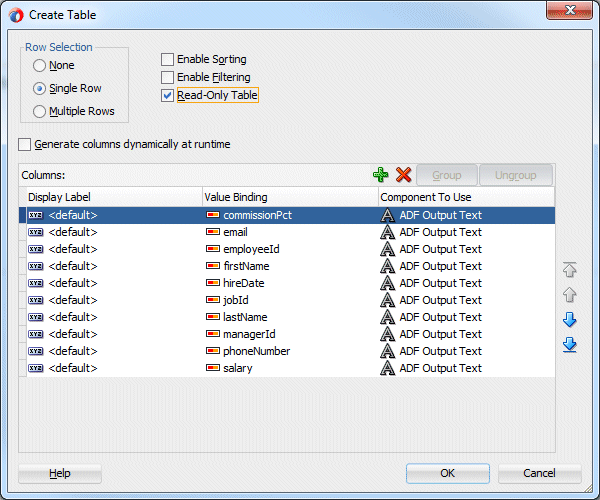 Page displayed in web browser