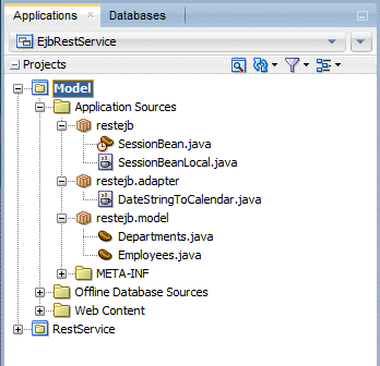 Step 1 of the  Create Fusion Web Application