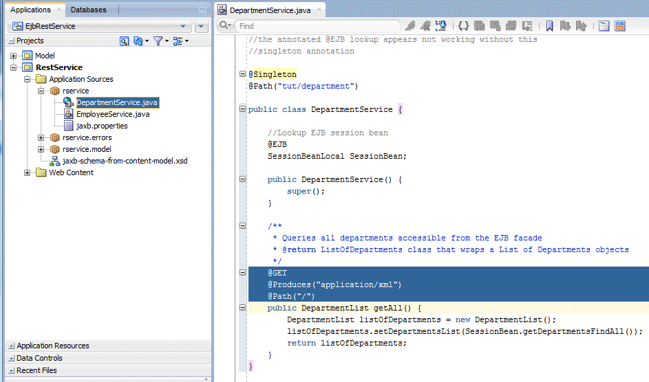 Step 4 of the Create Entities from Tables