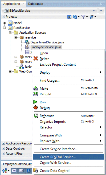 The New option from context