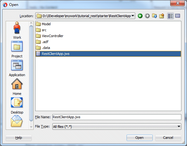 New option from context menu